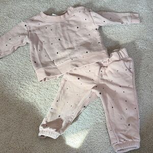 Cat&Jack Pink Polka Dot Baby Outfit 6-9 months